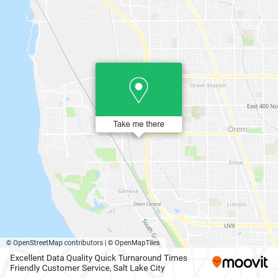 Excellent Data Quality Quick Turnaround Times Friendly Customer Service map