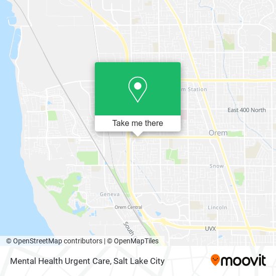 Mental Health Urgent Care map