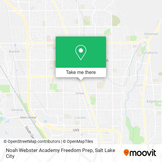 Noah Webster Academy Freedom Prep map