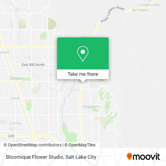 Mapa de Bloomique Flower Studio