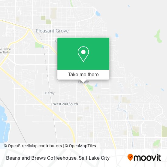 Beans and Brews Coffeehouse map