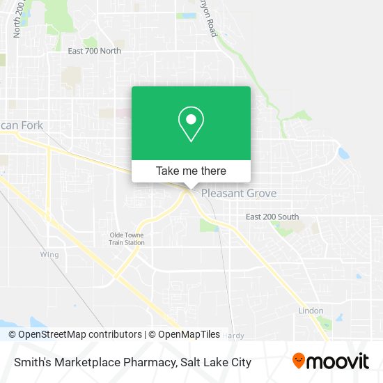 Mapa de Smith's Marketplace Pharmacy