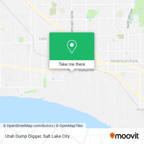 Utah Dump Digger map