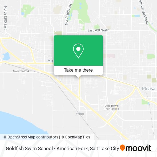 Mapa de Goldfish Swim School - American Fork