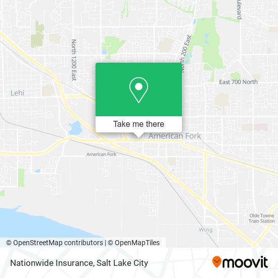 Mapa de Nationwide Insurance