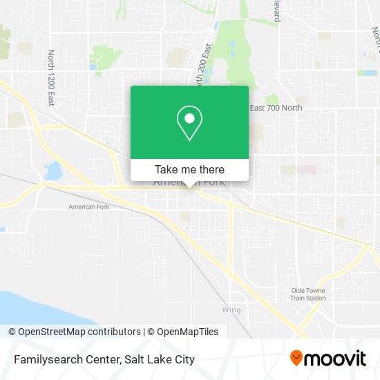 Familysearch Center map