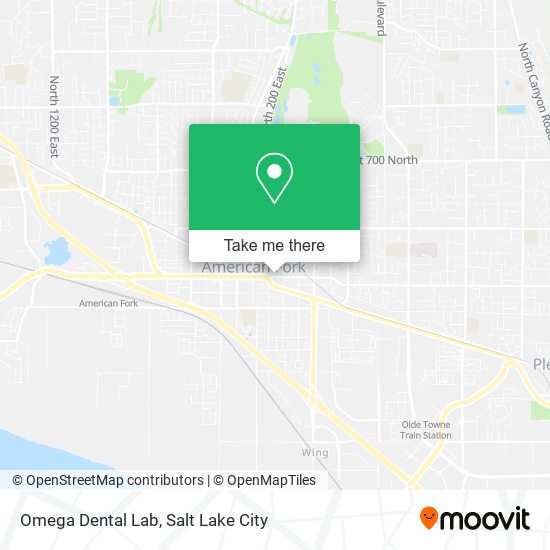 Mapa de Omega Dental Lab