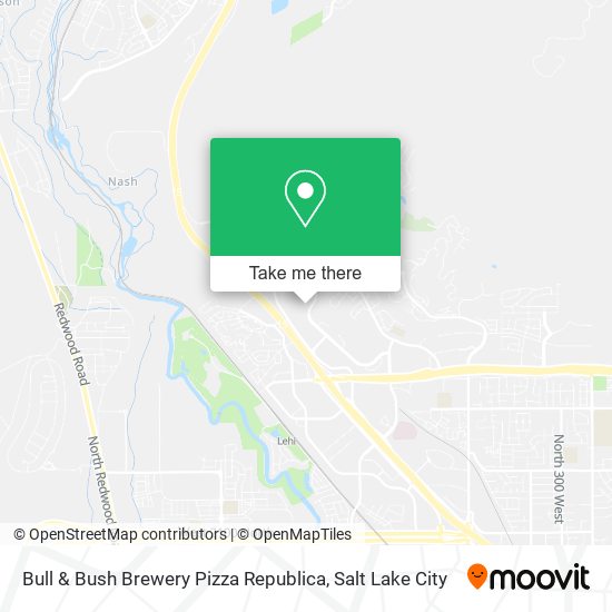 Mapa de Bull & Bush Brewery Pizza Republica