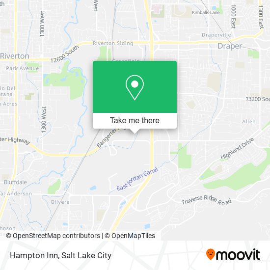 Hampton Inn map