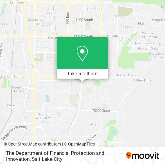 The Department of Financial Protection and Innovation map