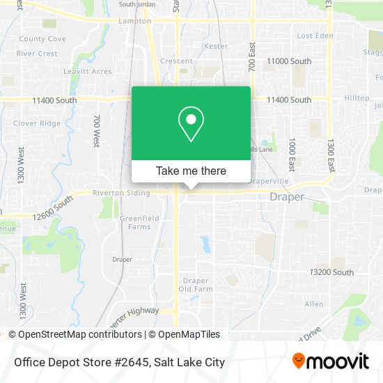 Office Depot Store #2645 map