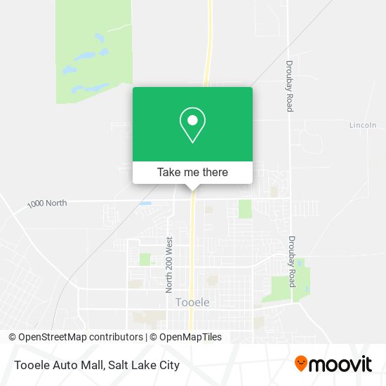 Tooele Auto Mall map
