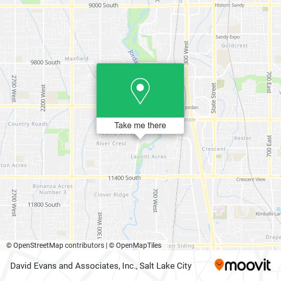 David Evans and Associates, Inc. map