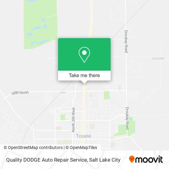 Quality DODGE Auto Repair Service map