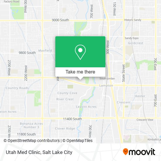 Utah Med Clinic map