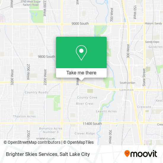 Brighter Skies Services map