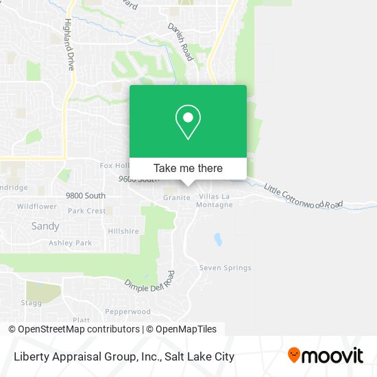 Mapa de Liberty Appraisal Group, Inc.