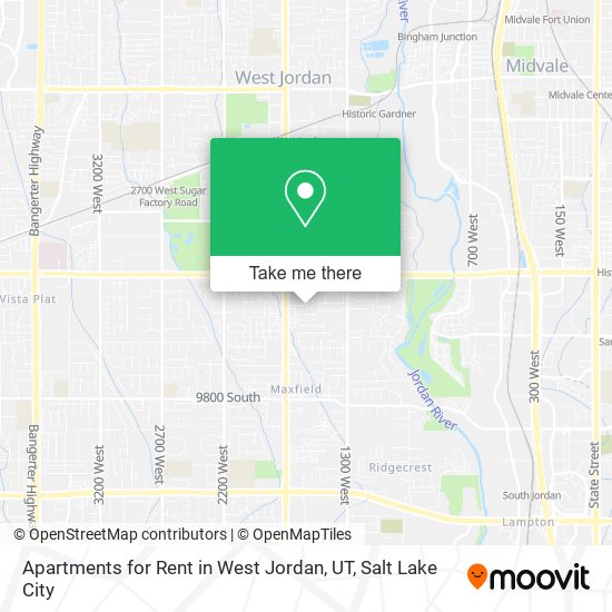 Apartments for Rent in West Jordan, UT map