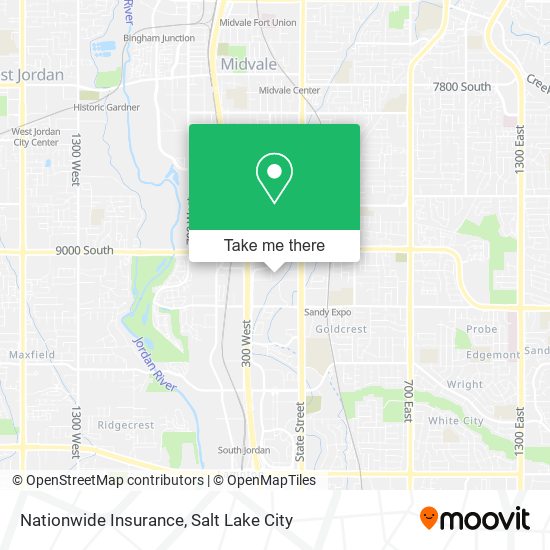 Mapa de Nationwide Insurance