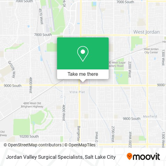 Mapa de Jordan Valley Surgical Specialists