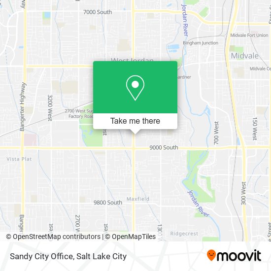 Sandy City Office map