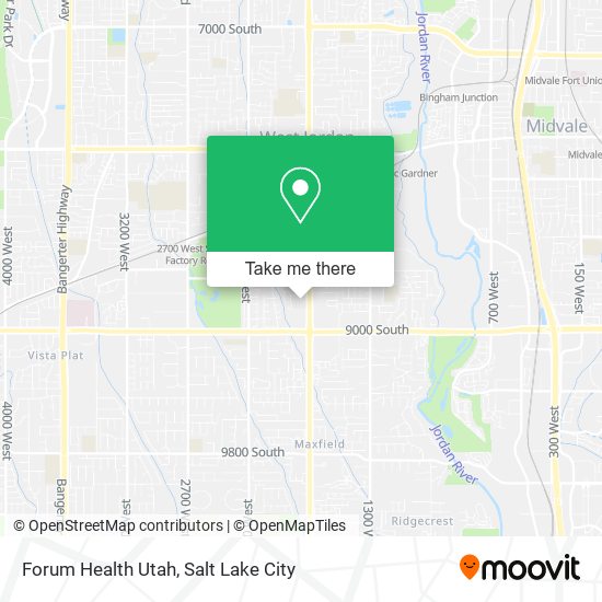 Forum Health Utah map