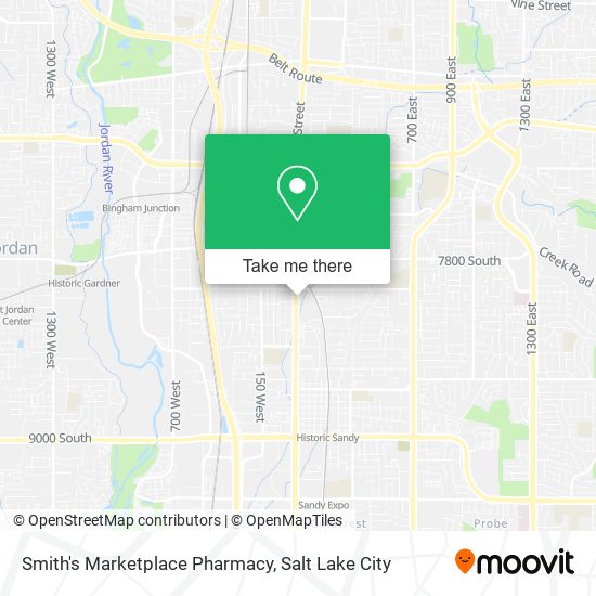 Mapa de Smith's Marketplace Pharmacy