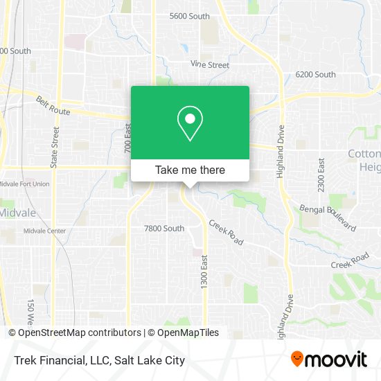 Mapa de Trek Financial, LLC