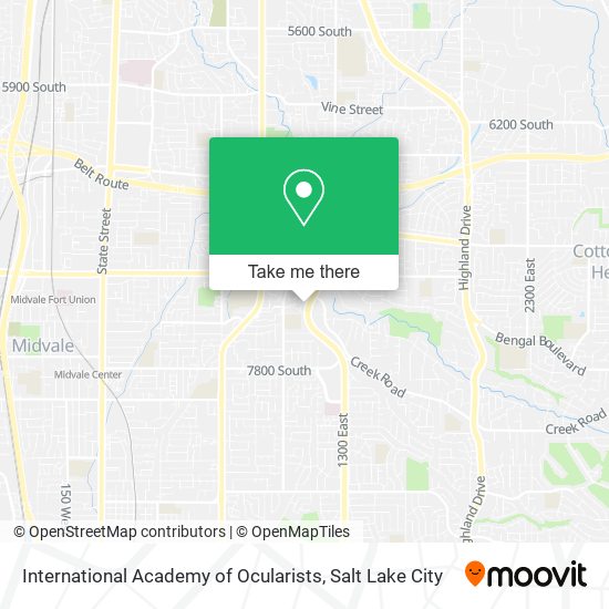 International Academy of Ocularists map