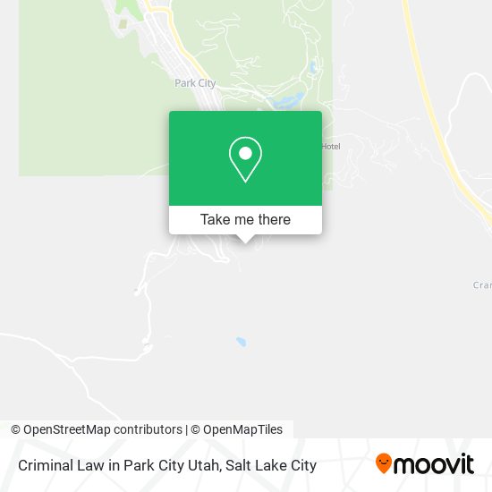 Criminal Law in Park City Utah map