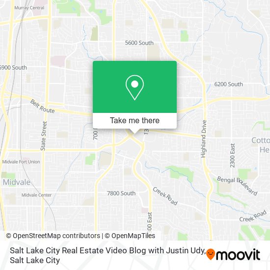 Salt Lake City Real Estate Video Blog with Justin Udy map