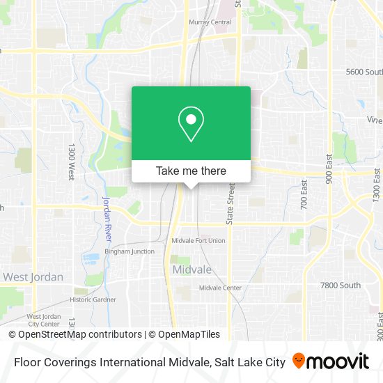 Mapa de Floor Coverings International Midvale