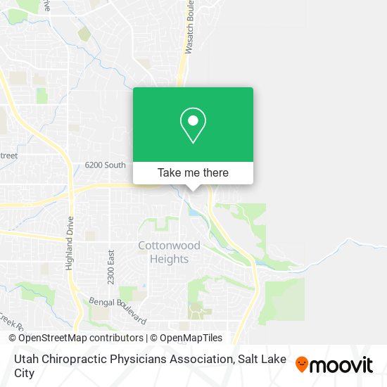 Mapa de Utah Chiropractic Physicians Association