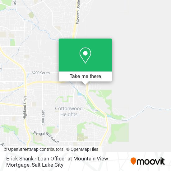 Mapa de Erick Shank - Loan Officer at Mountain View Mortgage