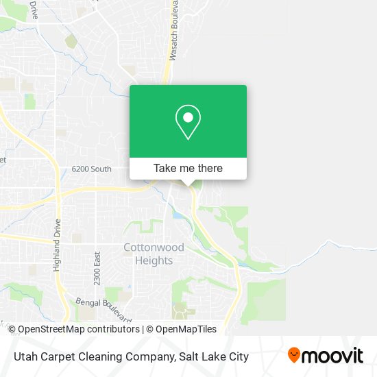 Utah Carpet Cleaning Company map