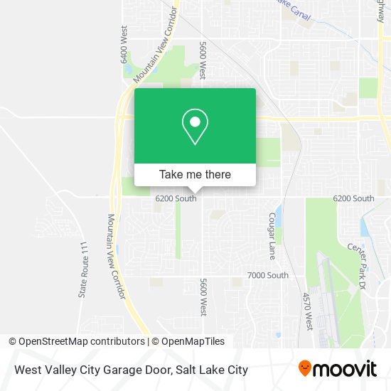 Mapa de West Valley City Garage Door