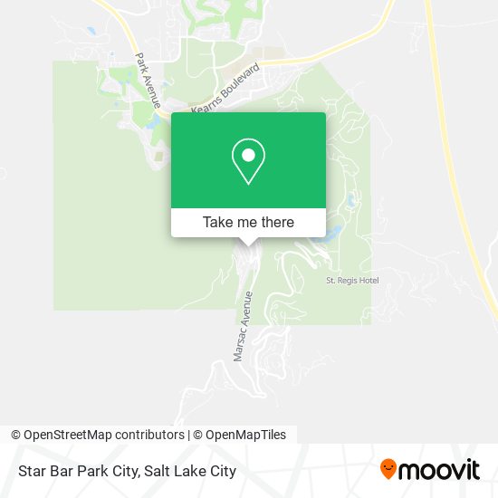 Mapa de Star Bar Park City