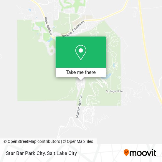 Star Bar Park City map