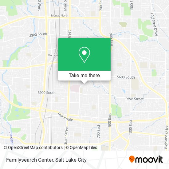 Familysearch Center map