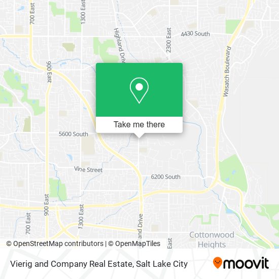 Vierig and Company Real Estate map