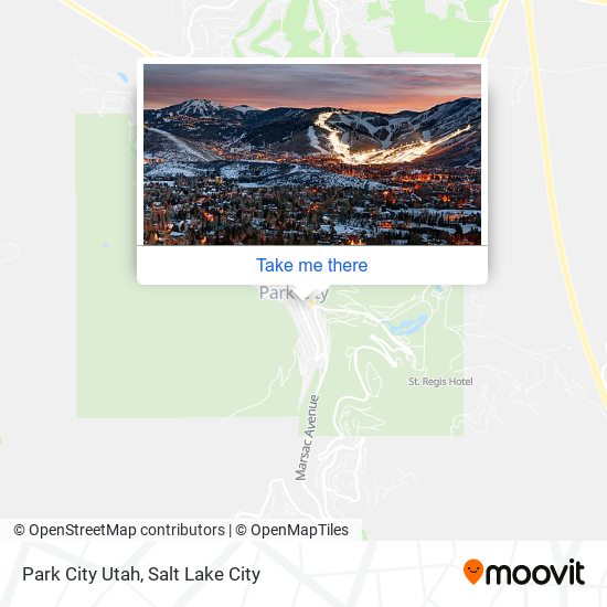 Mapa de Park City Utah