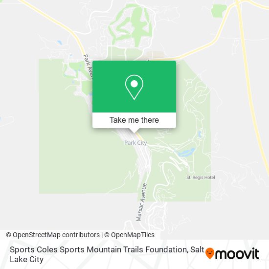 Mapa de Sports Coles Sports Mountain Trails Foundation