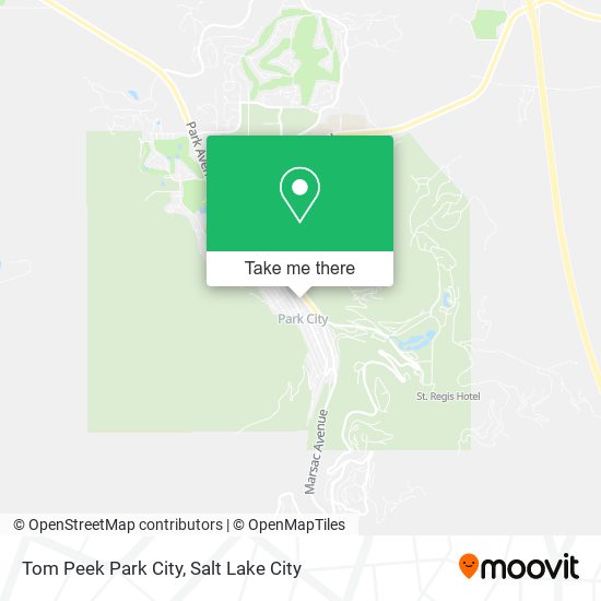 Mapa de Tom Peek Park City