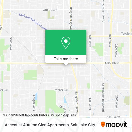 Mapa de Ascent at Autumn Glen Apartments