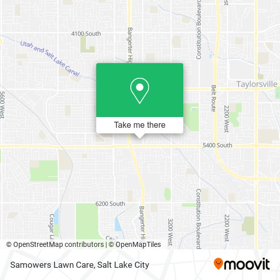 Samowers Lawn Care map