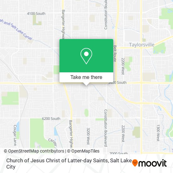 Mapa de Church of Jesus Christ of Latter-day Saints