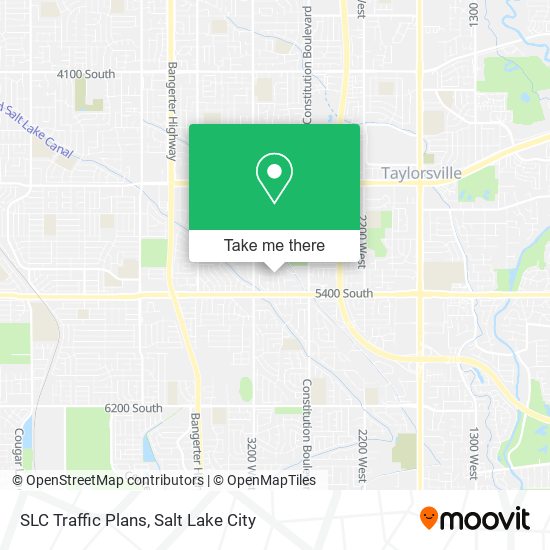 SLC Traffic Plans map