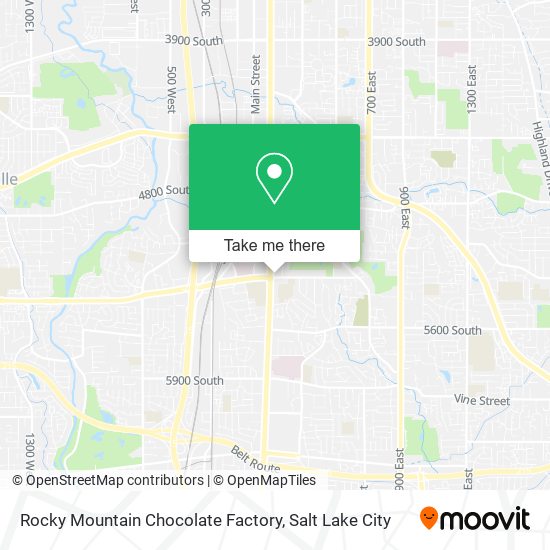 Mapa de Rocky Mountain Chocolate Factory