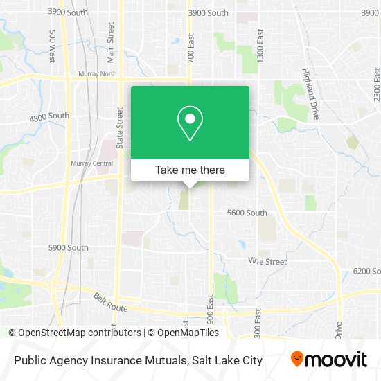 Mapa de Public Agency Insurance Mutuals