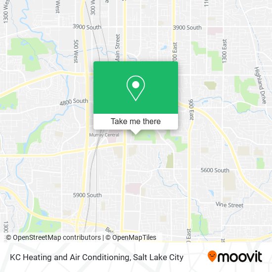 KC Heating and Air Conditioning map